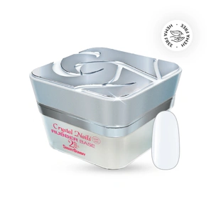 Crystal Nails 2STEP SmartGummy Rubber Base Gel - NR02 Milky White 30ml (tégelyben) főképe